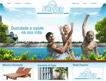 Tablet Screenshot of flipper.com.br